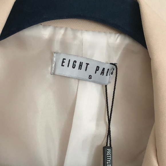 NWT Pretty Little Thing blush nude double blazer-size small - Picture 7 of 16